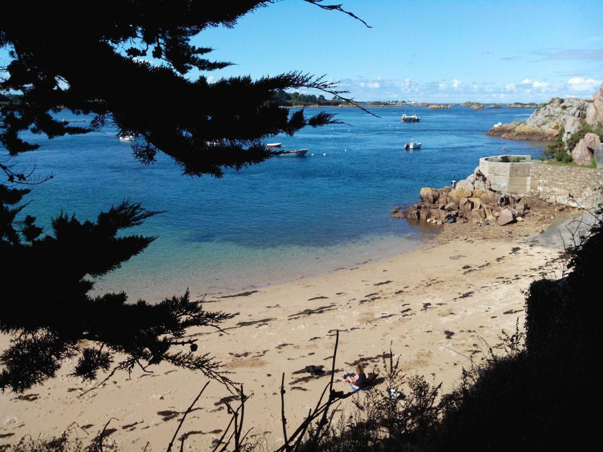 Gîte de la Plage Lézardrieux Exterior foto